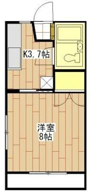 桂コーポの間取り画像