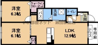 グランドゥール楓の間取り画像