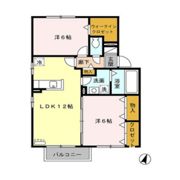 ベルデュール・ウィルモアの間取り画像