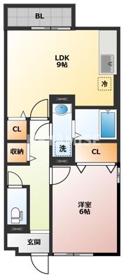 モナリエ池田新町の間取り画像