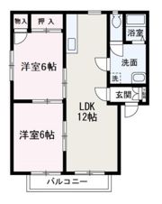 エスポアール志木Aの間取り画像
