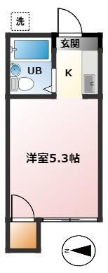 ジュネス松ヶ丘の間取り画像