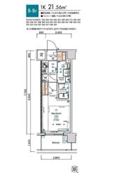 スクエアシティ鶴見市場の間取り画像