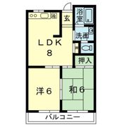 エンゼルハイツ大津の間取り画像