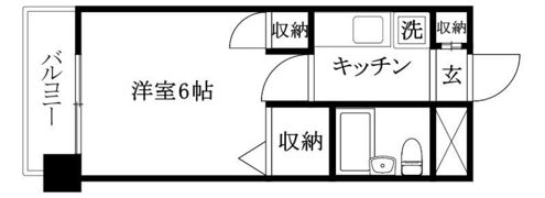 ダイアパレス松山ポートアネックスの間取り画像