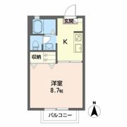 シャーメゾン安宅の間取り画像