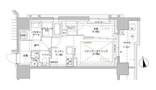 パークスフィア牛込神楽坂の間取り画像