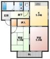バリュージュ富の原Eの間取り画像