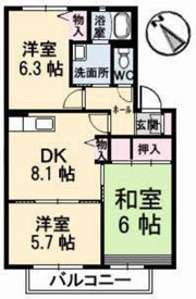 ディアスTANAKA C棟の間取り画像