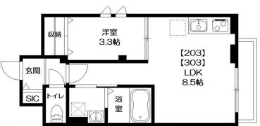 アンバーコートの間取り画像