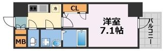 S-RESIDENCE阿波座bouncyの間取り画像