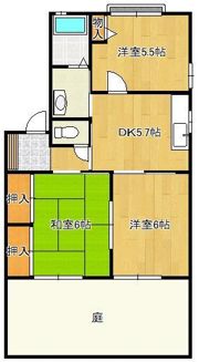 リビエラ遠賀の間取り画像
