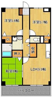 サンヴィレッジOMの間取り画像