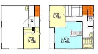 メゾン ルピナス藤原西町Aの間取り画像