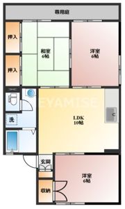 プレジール宮小路C棟の間取り画像