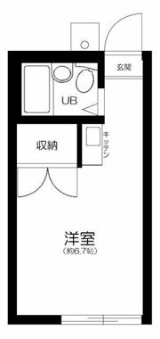 ユングハイム 203号室の間取り画像
