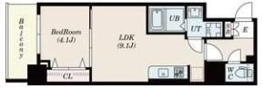 S-RESIDENCE江坂Eminenceの間取り画像