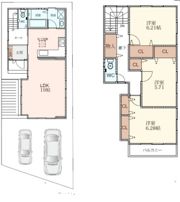 寝屋川市太秦緑ヶ丘新築の間取り画像