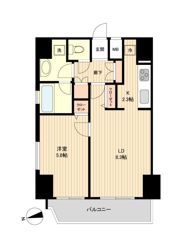 ラクラス新御徒町の間取り画像