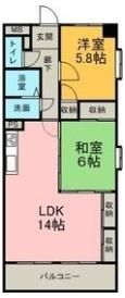 ルーセント向イ山の間取り画像