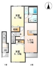 グレーシアS．Sの間取り画像