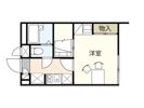 レオパレスくまい2の間取り画像