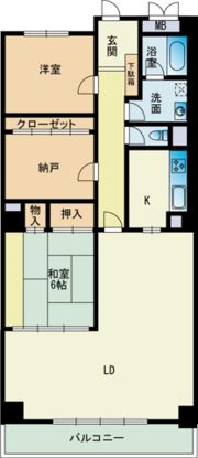 ディーフラット大濠の間取り画像