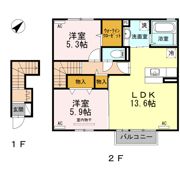 セジュールveryの間取り画像