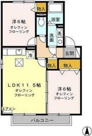 グランディールT Bの間取り画像