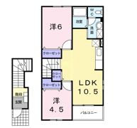 リバ－サイドT・Jの間取り画像