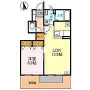 アンソレイユ B棟の間取り画像