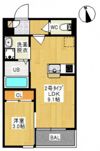 Regalest Kanon(レガリスト カノン)の間取り画像