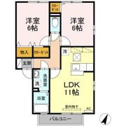 エーデルハイム Ⅰの間取り画像