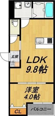 LE COCON 岩倉Ⅵの間取り画像