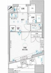ラグジュアリーアパートメント中目黒の間取り画像