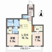 シャーメゾン小栗の間取り画像