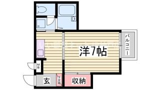 大倉山ハイツC棟の間取り画像