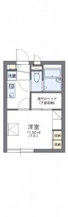 レオパレスアンセストラルの間取り画像