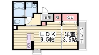クレール天城通の間取り画像