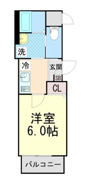 ALEGRIA芦屋西の間取り画像