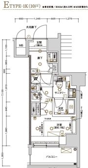 クレストタップ川崎Ⅱの間取り画像