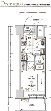 クレストタップ川崎Ⅱの間取り画像