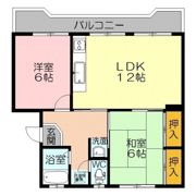 ポイント新開ハイツの間取り画像