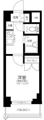 エクセリア新宿第3の間取り画像