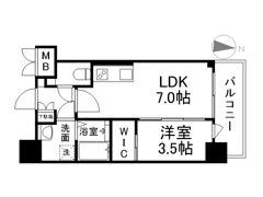 SDグランツ三宮イーストフロントの間取り画像