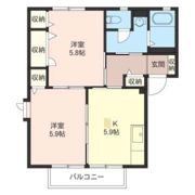 アンジェロAの間取り画像