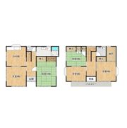 河内町生板戸建の間取り画像