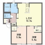コーポ松久の間取り画像