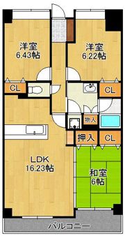 Ground Hillsの間取り画像