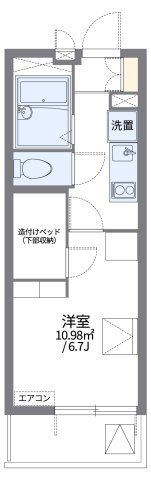 レオパレス本中山の間取り画像